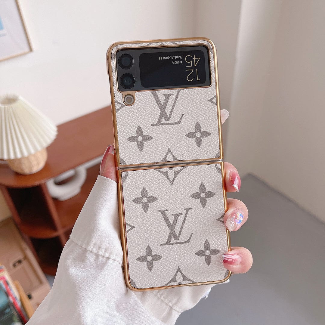 HypedEffects louis vuitton Z Flip Phone Case | Luxurious Craftsmanship