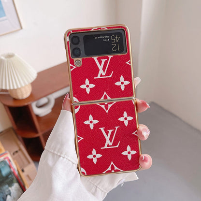 HypedEffects louis vuitton Z Flip Phone Case | Luxurious Craftsmanship
