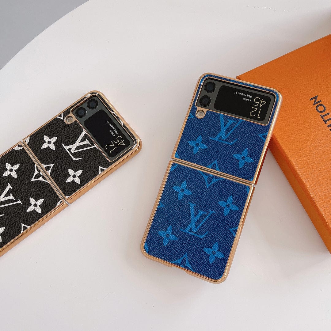 HypedEffects louis vuitton Z Flip Phone Case | Luxurious Craftsmanship