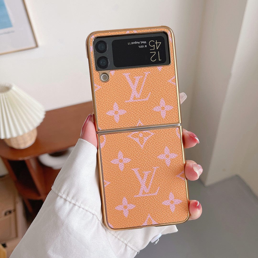 HypedEffects louis vuitton Z Flip Phone Case | Luxurious Craftsmanship