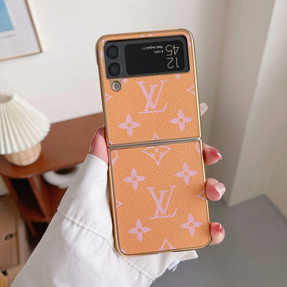 HypedEffects louis vuitton Z Flip Phone Case | Luxurious Craftsmanship