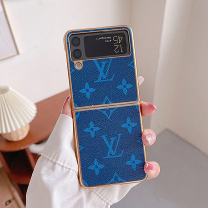 HypedEffects louis vuitton Z Flip Phone Case | Luxurious Craftsmanship