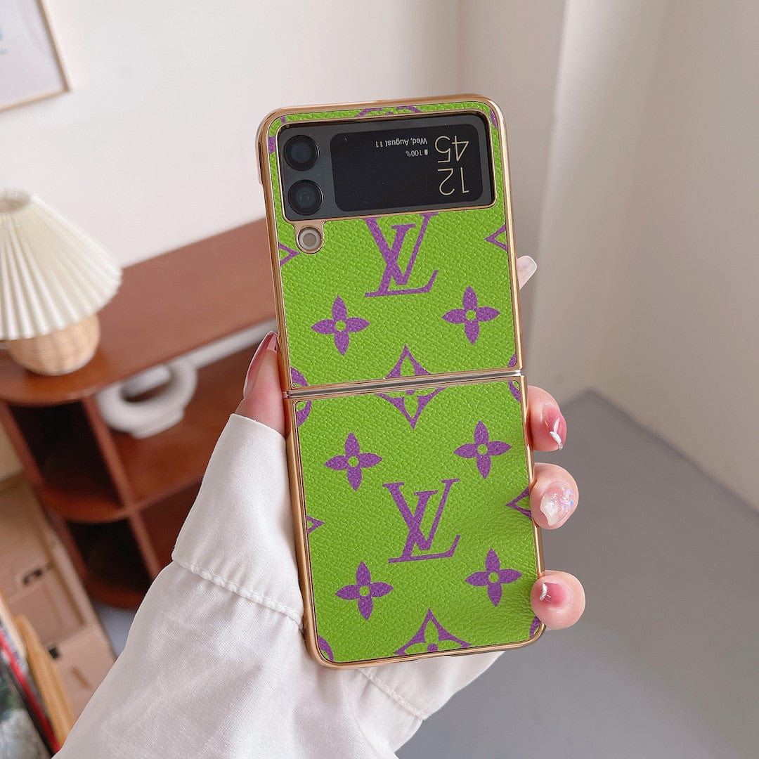 HypedEffects louis vuitton Z Flip Phone Case | Luxurious Craftsmanship