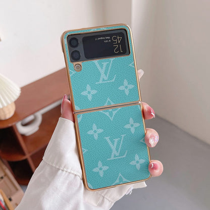 HypedEffects louis vuitton Z Flip Phone Case | Luxurious Craftsmanship