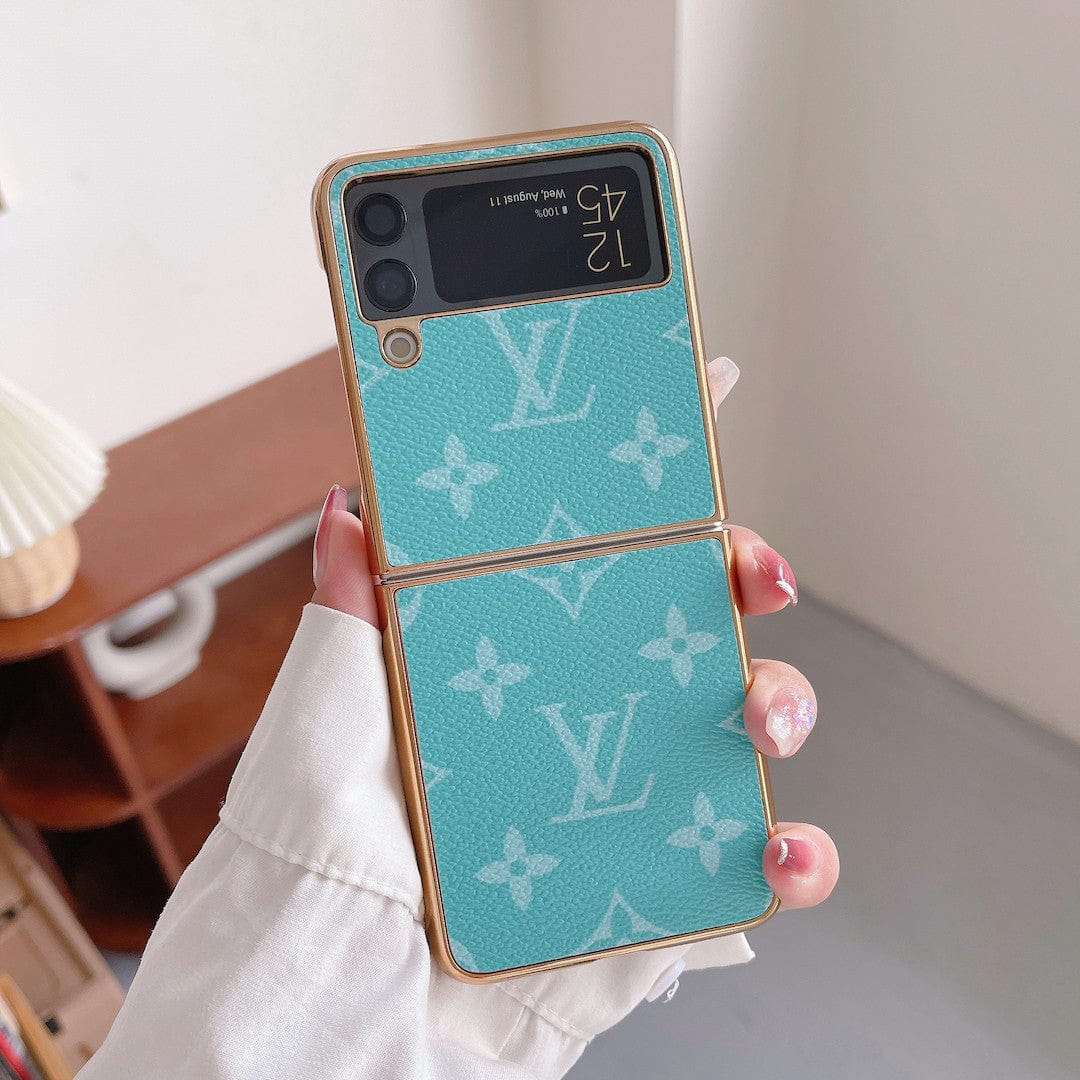 HypedEffects louis vuitton Z Flip Phone Case | Luxurious Craftsmanship