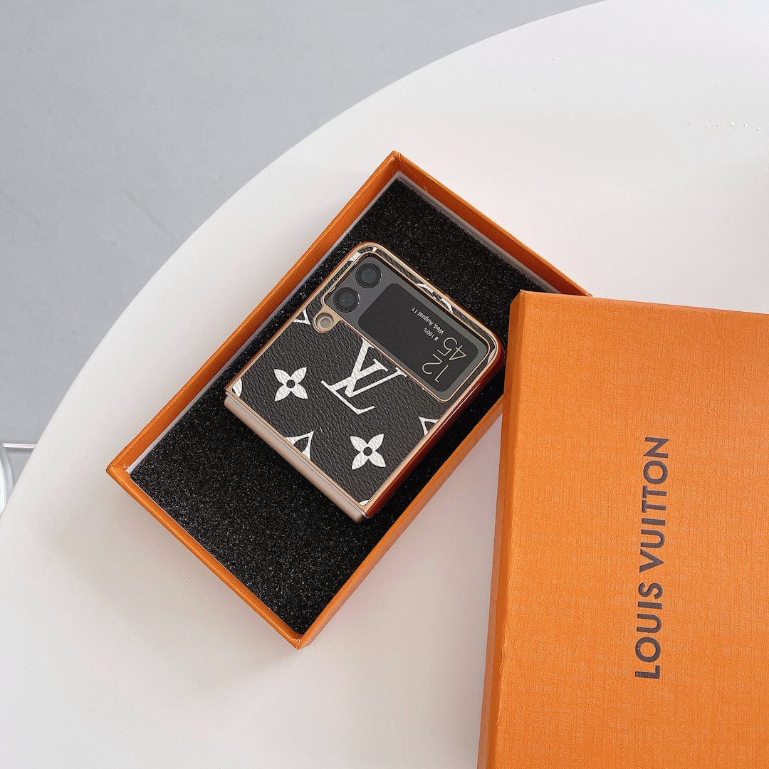 HypedEffects louis vuitton Z Flip Phone Case | Luxurious Craftsmanship