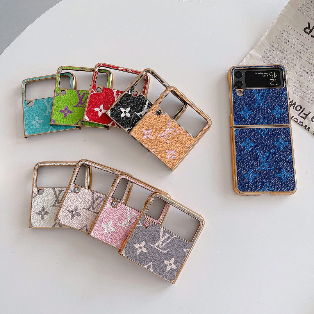HypedEffects louis vuitton Z Flip Phone Case | Luxurious Craftsmanship