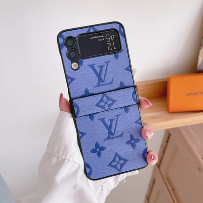 HypedEffects louis vuitton Z Flip Phone Case with Finger Strap | Stylish Grip