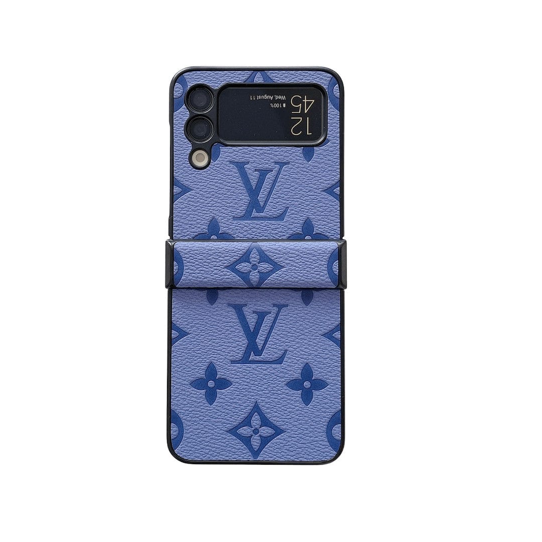 HypedEffects louis vuitton Z Flip Phone Case with Finger Strap | Stylish Grip