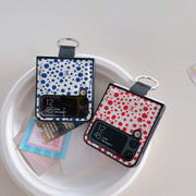 HypedEffects Louis Vuitton Z Flip/Z Fold Phone Case with Bubble Pattern and Ring Holder | Artistic Style