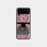 HypedEffects Louis Vuitton Z Flip/Z Fold Phone Case with Bubble Pattern and Ring Holder | Artistic Style