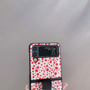 HypedEffects Louis Vuitton Z Flip/Z Fold Phone Case with Bubble Pattern and Ring Holder | Artistic Style