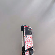 HypedEffects Louis Vuitton Z Flip/Z Fold Phone Case with Bubble Pattern and Ring Holder | Artistic Style