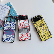 HypedEffects Louis Vuitton Z Flip/Z Fold Phone Case with Bubble Pattern and Strap Holder | Artistic Style