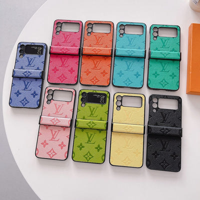 HypedEffects Louis Vuitton Z Flip/Z Fold Phone Case with Finger Strap | Stylish Grip