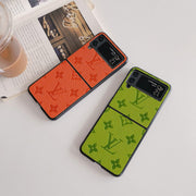 HypedEffects Louis Vuitton Z Flip/Z Fold Phone Cases | Luxurious Craftsmanship with Black Frame