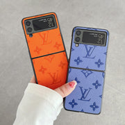HypedEffects Louis Vuitton Z Flip/Z Fold Phone Cases | Luxurious Craftsmanship with Black Frame
