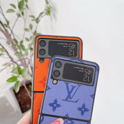 HypedEffects Louis Vuitton Z Flip/Z Fold Phone Cases | Luxurious Craftsmanship with Black Frame