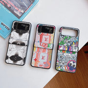 HypedEffects Louis Vuitton Z Flip/Z Fold Phone Cases with Finger Strap | Unique Artistic Styles