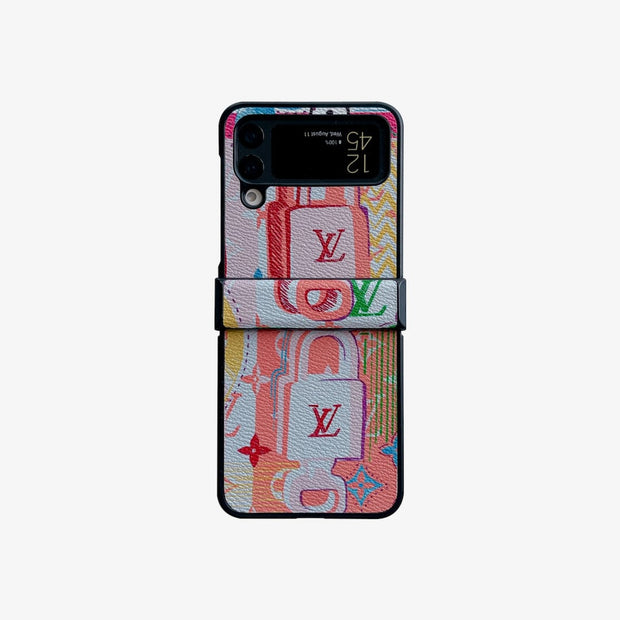 HypedEffects Louis Vuitton Z Flip/Z Fold Phone Cases with Finger Strap | Unique Artistic Styles