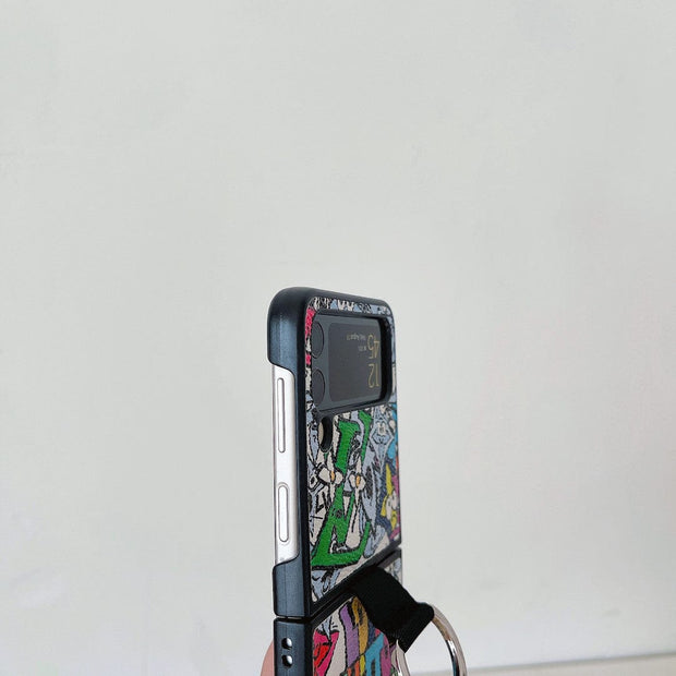 HypedEffects Louis Vuitton Z Flip/Z Fold Phone Cases with Ring Holder | Artistic Styles