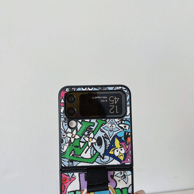 HypedEffects Louis Vuitton Z Flip/Z Fold Phone Cases with Ring Holder | Artistic Styles