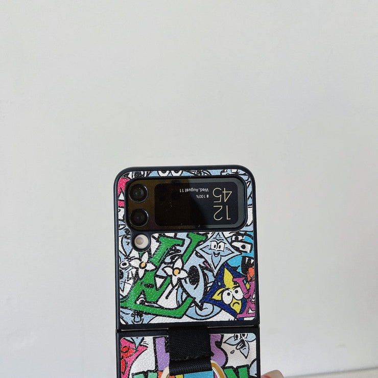 HypedEffects Louis Vuitton Z Flip/Z Fold Phone Cases with Ring Holder | Artistic Styles