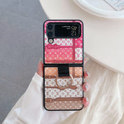HypedEffects Louis Vuitton Z Flip/Z Fold Phone Cases with Ring Holder | Striking Luxurious Craftsmanship