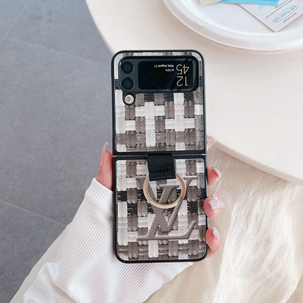 HypedEffects Louis Vuitton Z Flip/Z Fold Phone Cases with Ring Holder | Striking Luxurious Craftsmanship