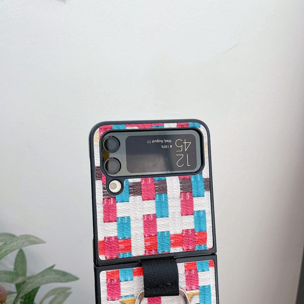 HypedEffects Louis Vuitton Z Flip/Z Fold Phone Cases with Ring Holder | Striking Luxurious Craftsmanship