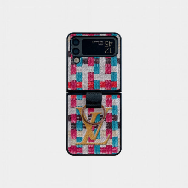 HypedEffects Louis Vuitton Z Flip/Z Fold Phone Cases with Ring Holder | Striking Luxurious Craftsmanship