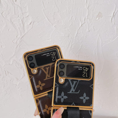 HypedEffects louis vuitton Z FlipPhone Cases with Ring Holder