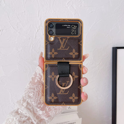 HypedEffects louis vuitton Z FlipPhone Cases with Ring Holder