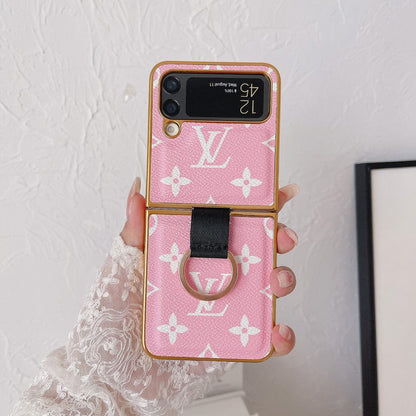 HypedEffects louis vuitton Z FlipPhone Cases with Ring Holder