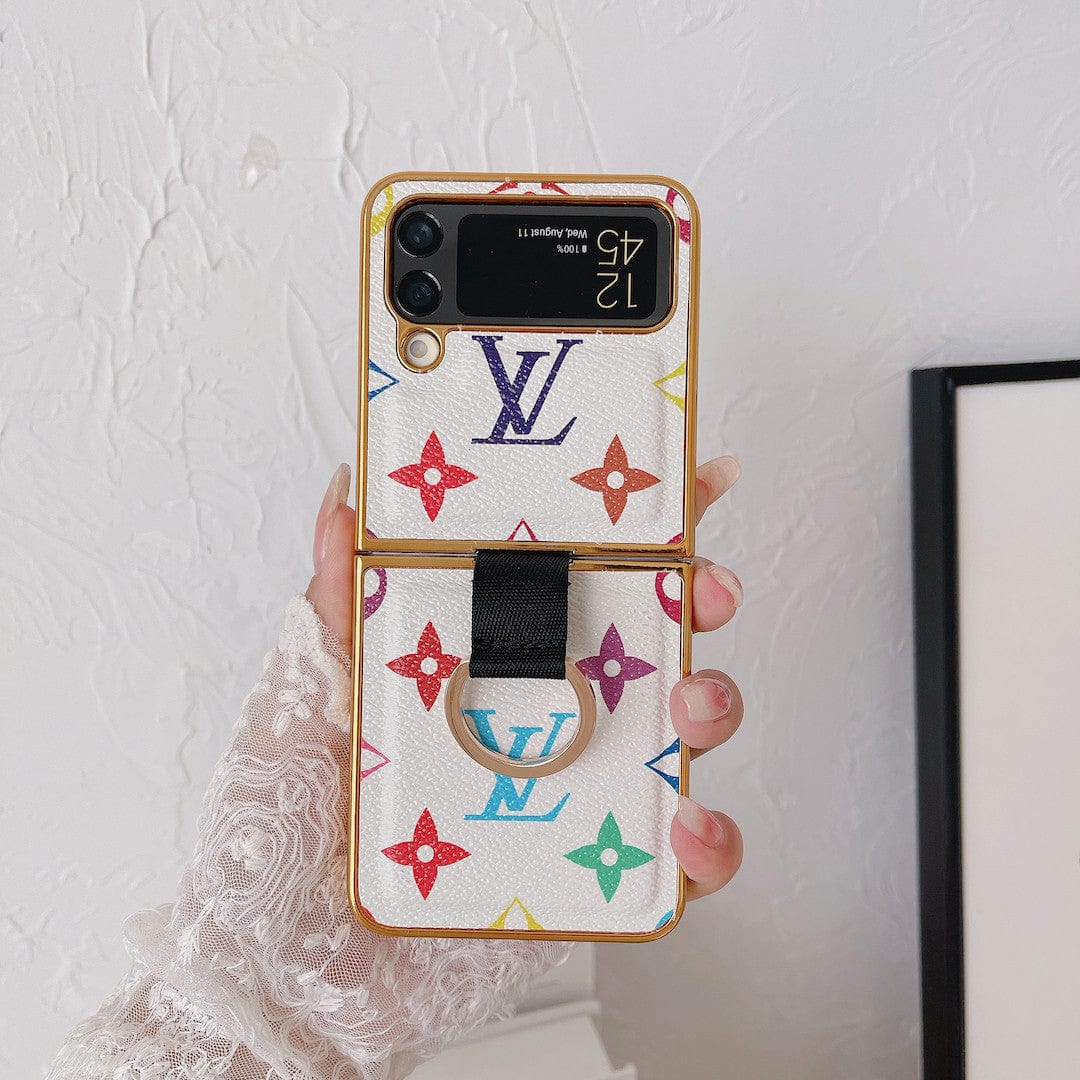 HypedEffects louis vuitton Z FlipPhone Cases with Ring Holder