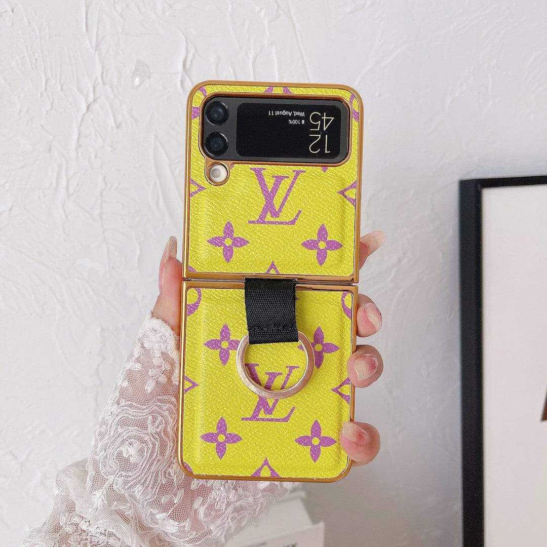 HypedEffects louis vuitton Z FlipPhone Cases with Ring Holder