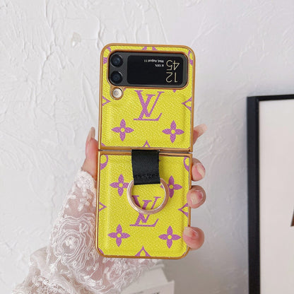 HypedEffects louis vuitton Z FlipPhone Cases with Ring Holder