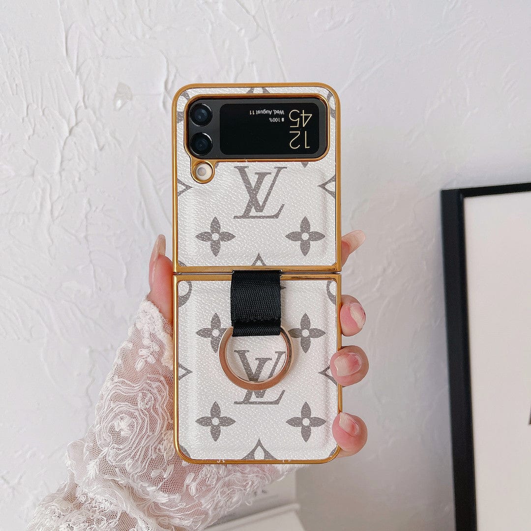 HypedEffects louis vuitton Z FlipPhone Cases with Ring Holder