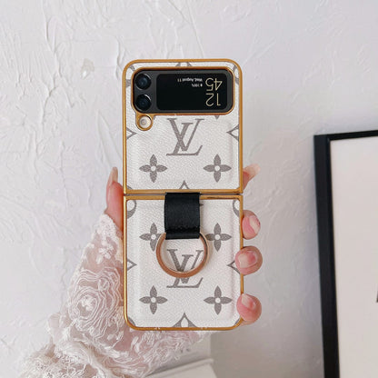 HypedEffects louis vuitton Z FlipPhone Cases with Ring Holder