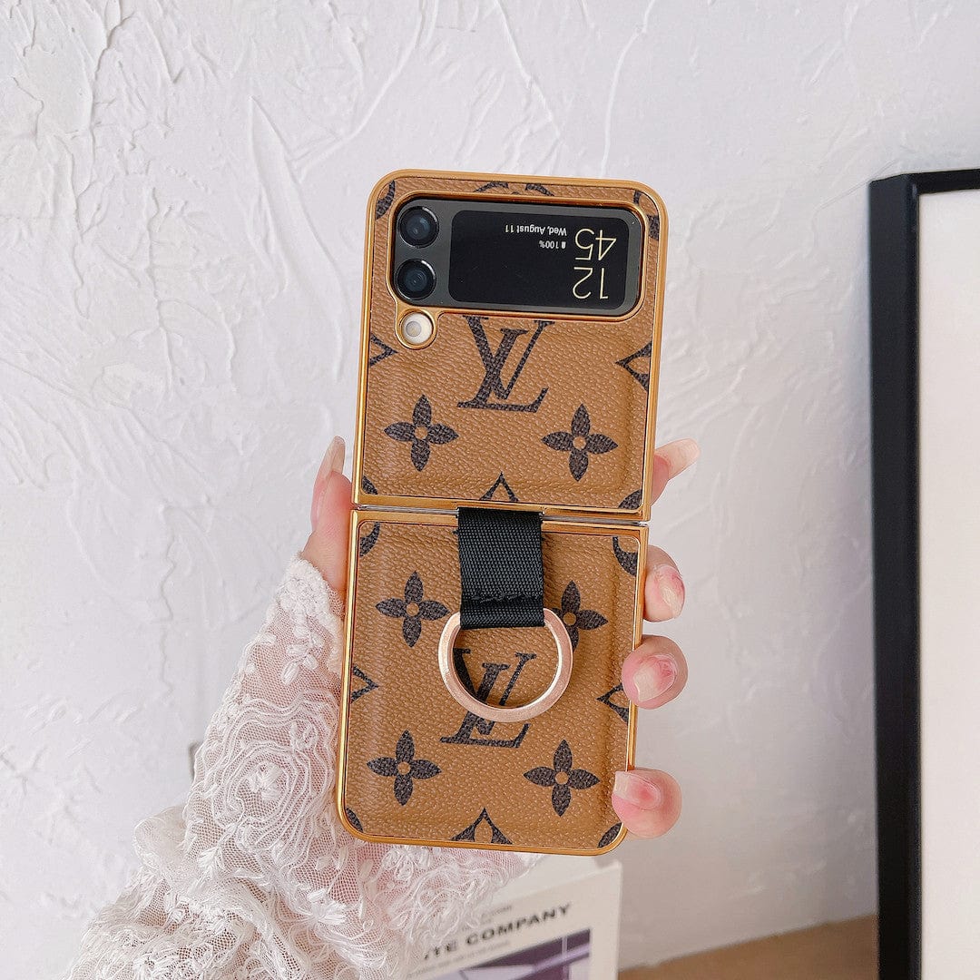 HypedEffects louis vuitton Z FlipPhone Cases with Ring Holder