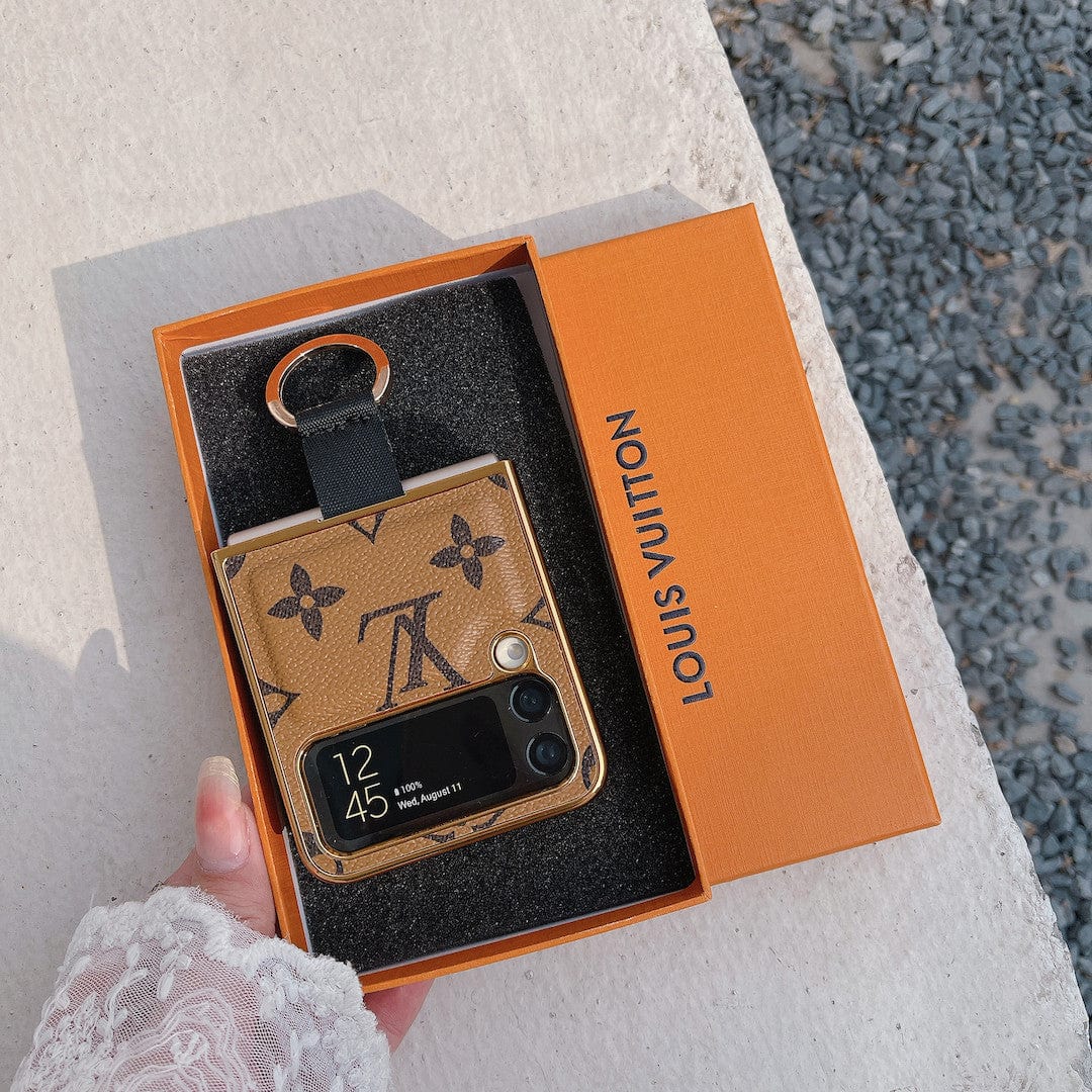 HypedEffects louis vuitton Z FlipPhone Cases with Ring Holder