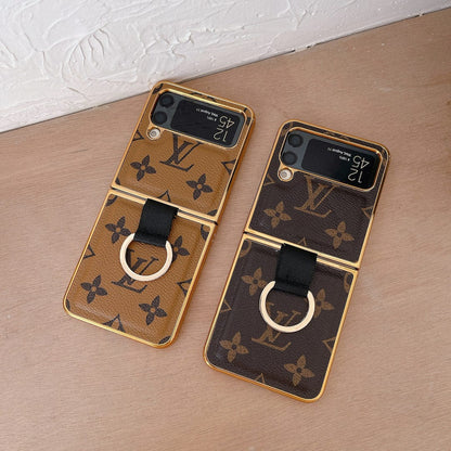 HypedEffects louis vuitton Z FlipPhone Cases with Ring Holder
