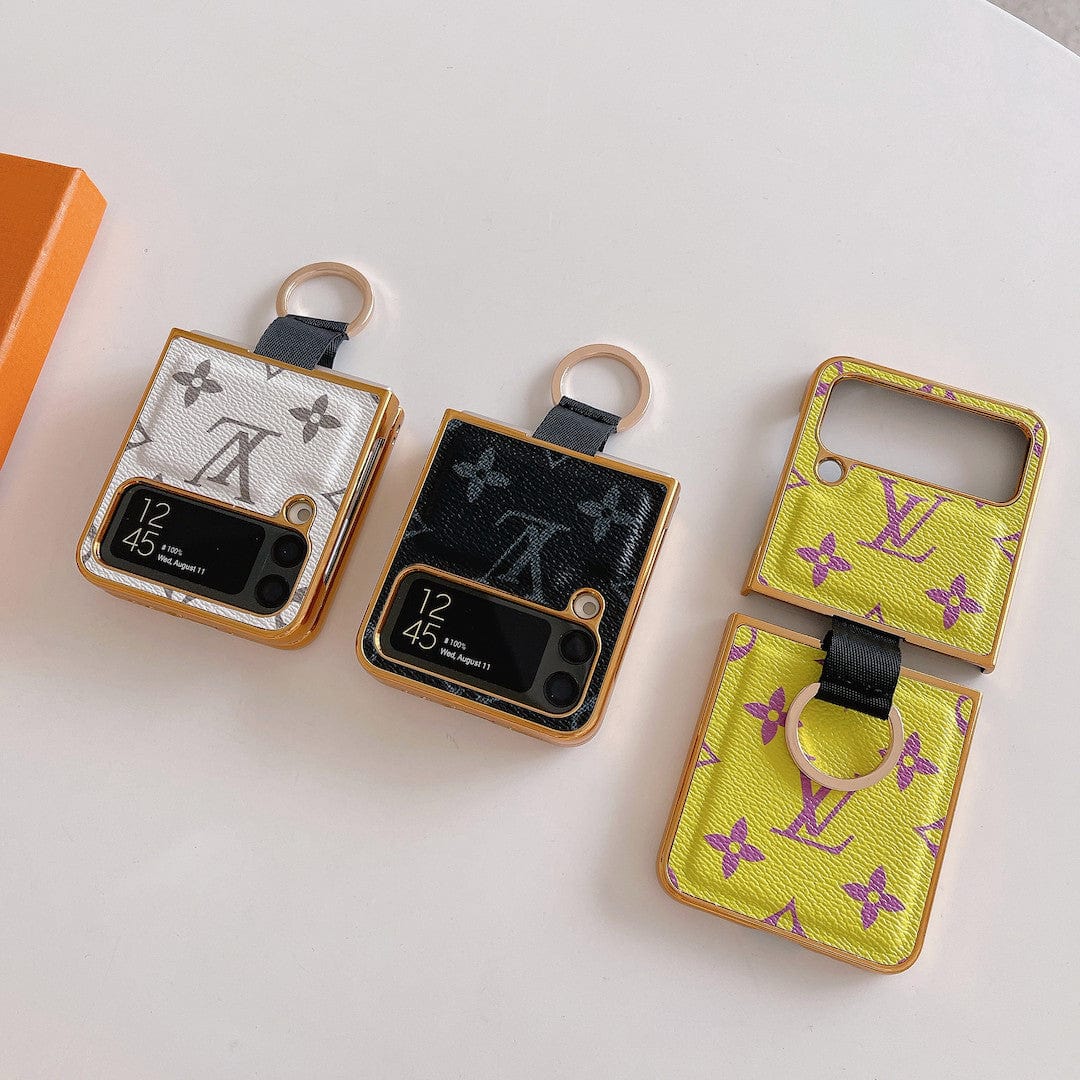 HypedEffects louis vuitton Z FlipPhone Cases with Ring Holder