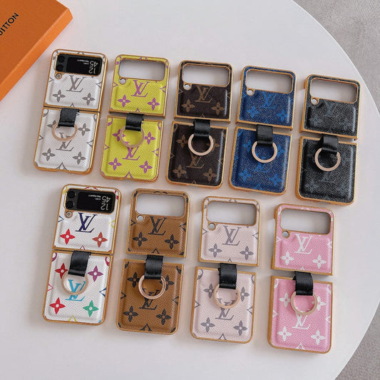 HypedEffects louis vuitton Z FlipPhone Cases with Ring Holder