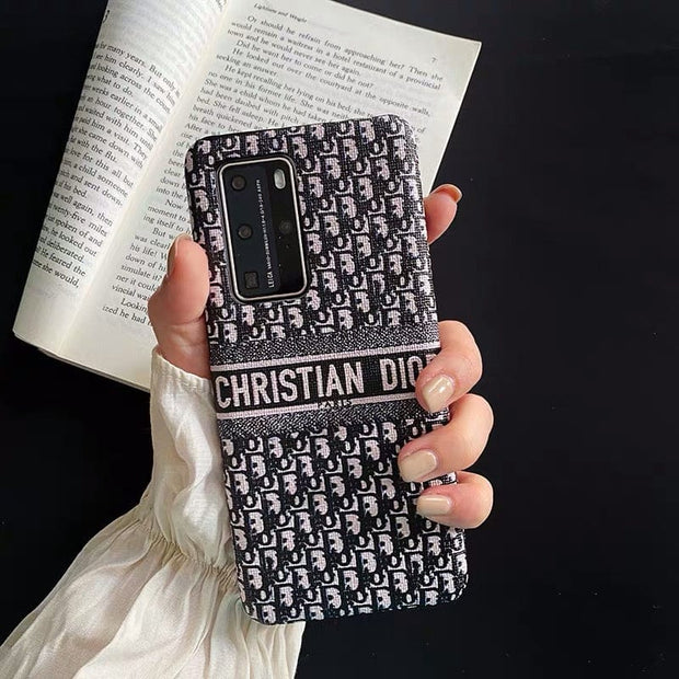 HypedEffects Luxurious CD Leather Phone Case For Huawei