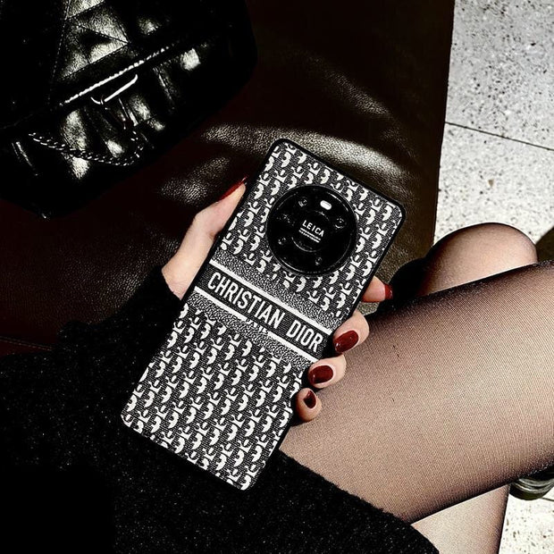 HypedEffects Luxurious CD Leather Phone Case For Huawei