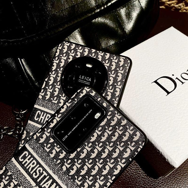 HypedEffects Luxurious CD Leather Phone Case For Huawei