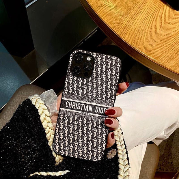 HypedEffects Luxurious CD Leather Phone Case For Huawei