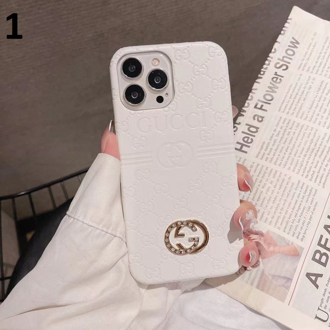 HypedEffects Luxurious gucci Leather Case for iPhone 17 | iPhone 16 | iPhone 15