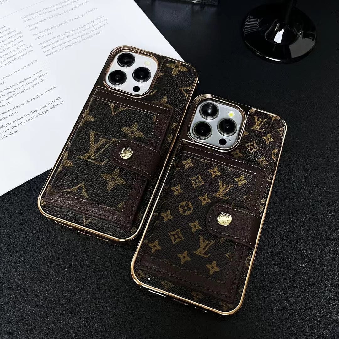 HypedEffects Luxurious louis vuitton iPhone Case | louis vuitton Pocket Wallet Phone Case